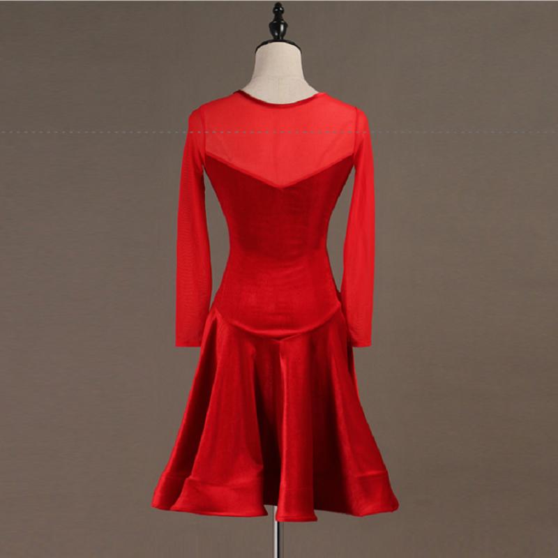 Customisable- Women's Performance Costume Professional Latin Dance Dress